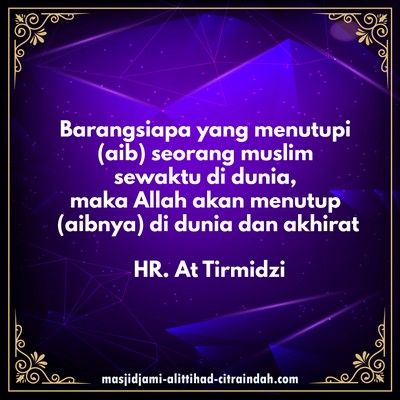 menutup aib