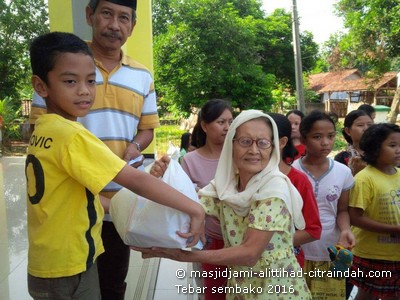 tebar sembako 2016
